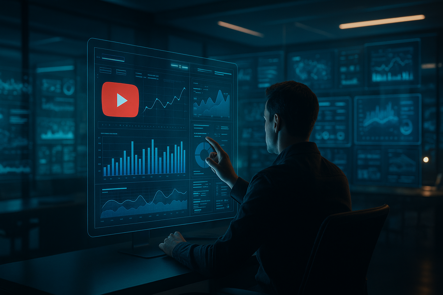 SMM panel script for YouTube services illustration